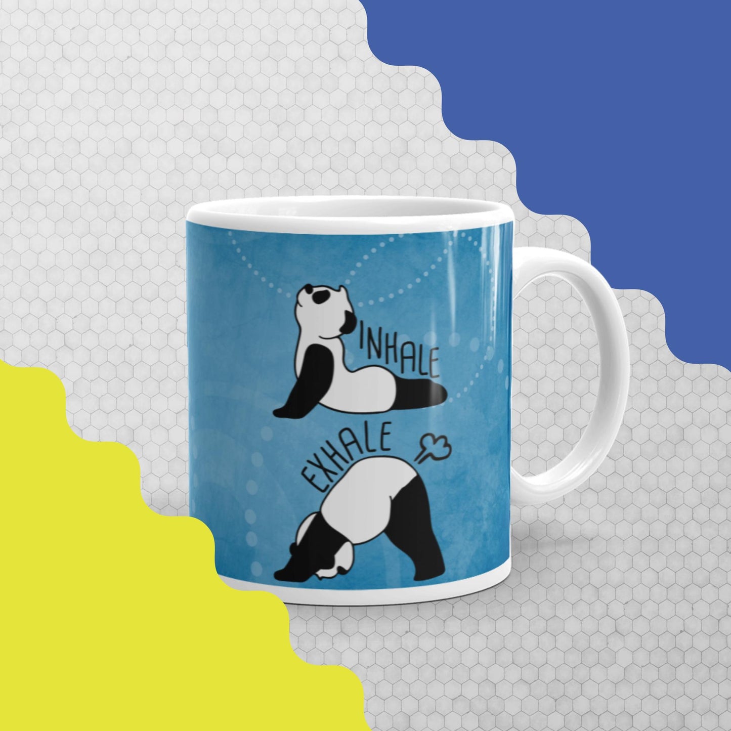 Inhale Exhale Yoga Panda - Vibemugs